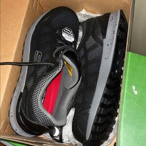 Skechers Black Composite Toe Safety Shoes